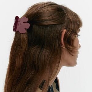 Marimekko Unikko Hair Clip Small - Berry